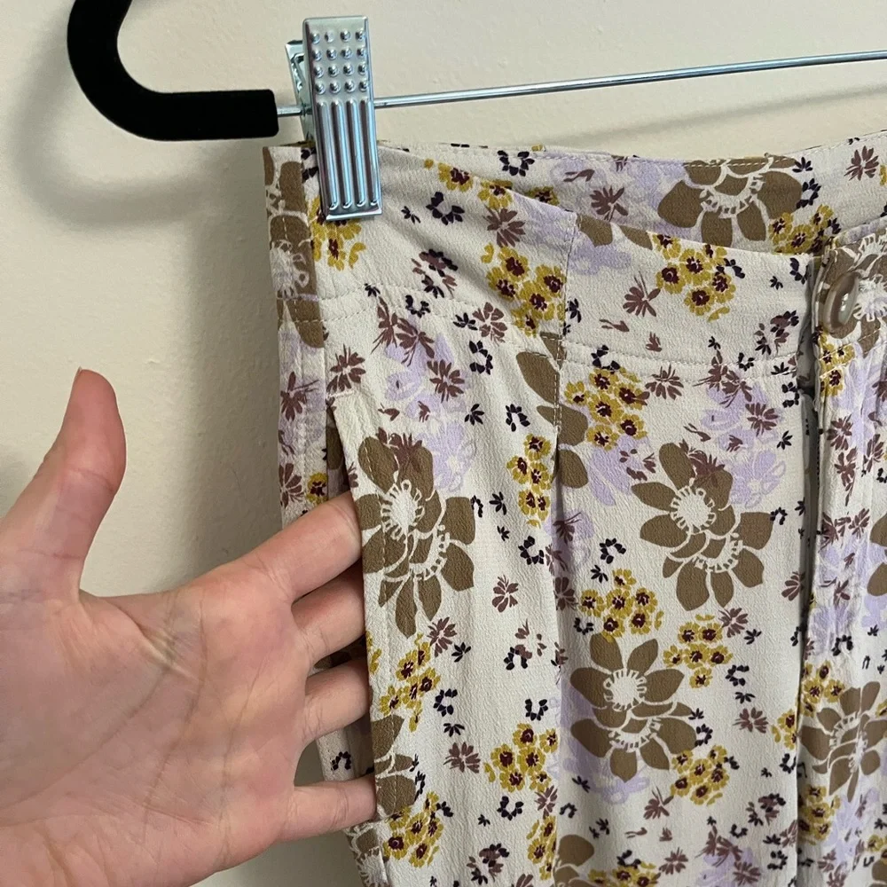 Free People Can't Take My Eyes Off You Floral Flare Pants, XS - Picture 12 of 16